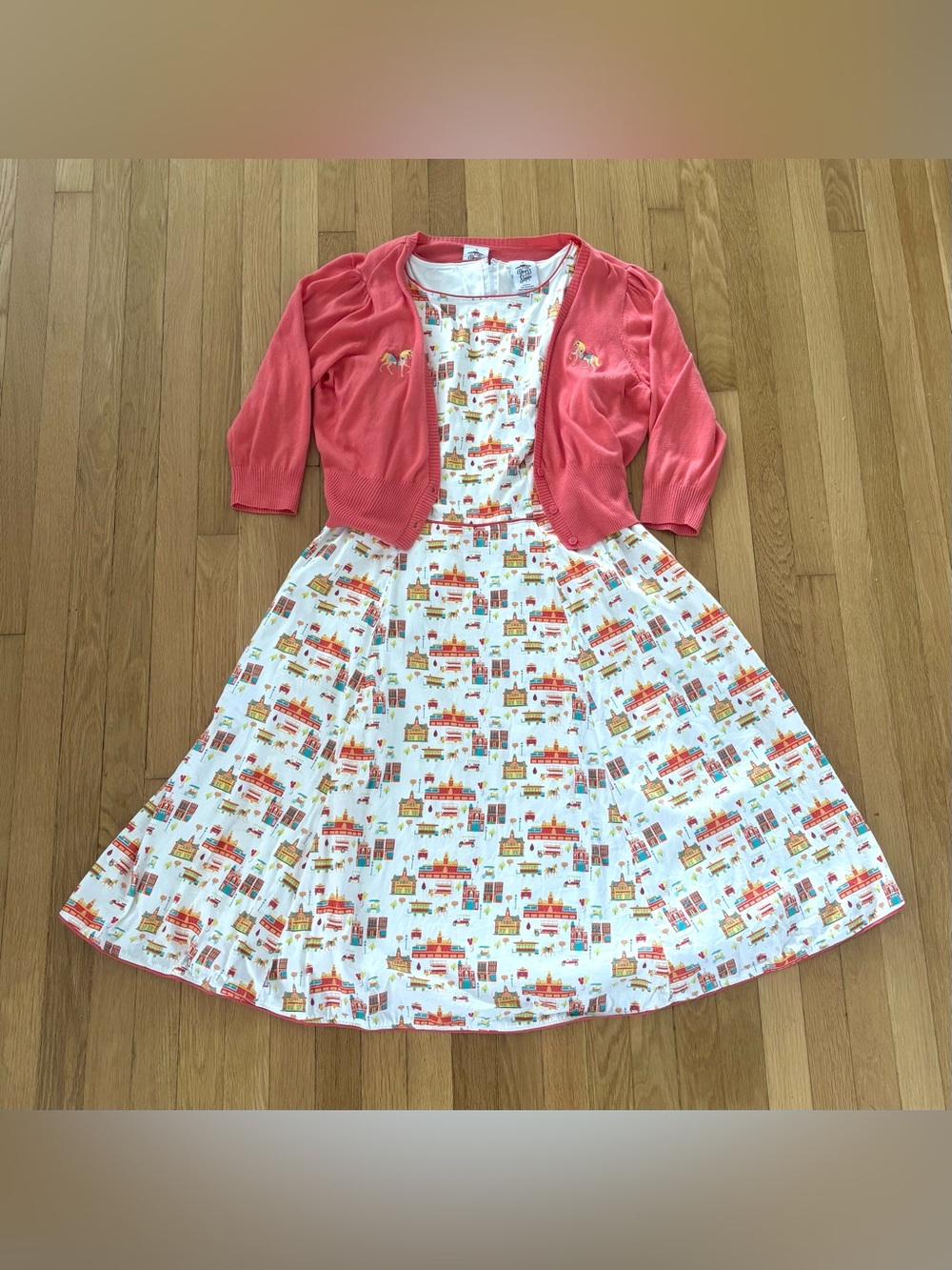 Disney Dress Shop Main Street USA Dress Cardigan Set Her Universe Women Plus 1X